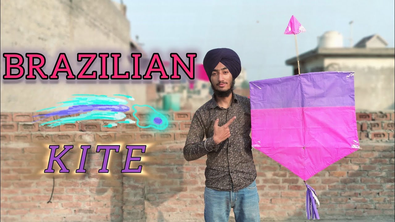 How To Make *PIPA KITE* unique Brazilian Kite 6tawa