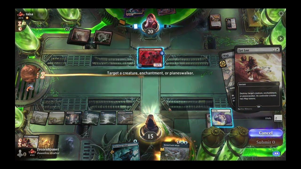 MTG Arena Standard High Mythic Rank 72 Azorius Control vs Mono-Red