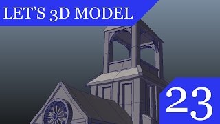 Let's 3D Model #23 - Modeling Watch Tower in MAYA