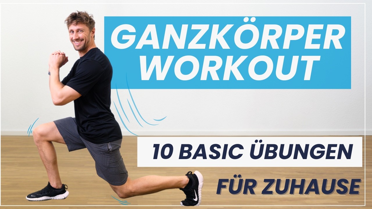 Die 10 beliebtesten Ganzkörper Übungen, die (fast) jeder kennt! - YouTube