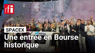 Spacex Pourquoi Son Entrée En Bourse Est-Elle Déjà Historique ? Rfi