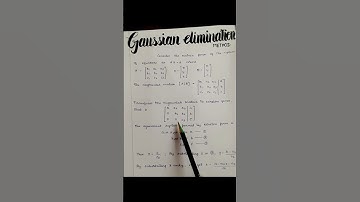 GAUSSIAN ELIMINATION METHOD #tnstateboard #12thmaths #tnnewsyllabusmaths #chapter1