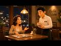 A Waiter's Daily Routine at a Restaurant - Listening Practice for Beginners - Slow and Easy English