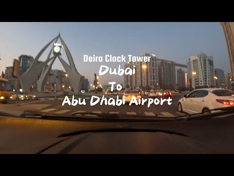 Travel from Deira Clock Tower, Dubai to Abu Dhabi Airport Terminal 1,2,3| RAMPMAN