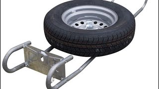 Alko Spare Wheel Carrier & Removing Spare Wheel On Bailey Caravan