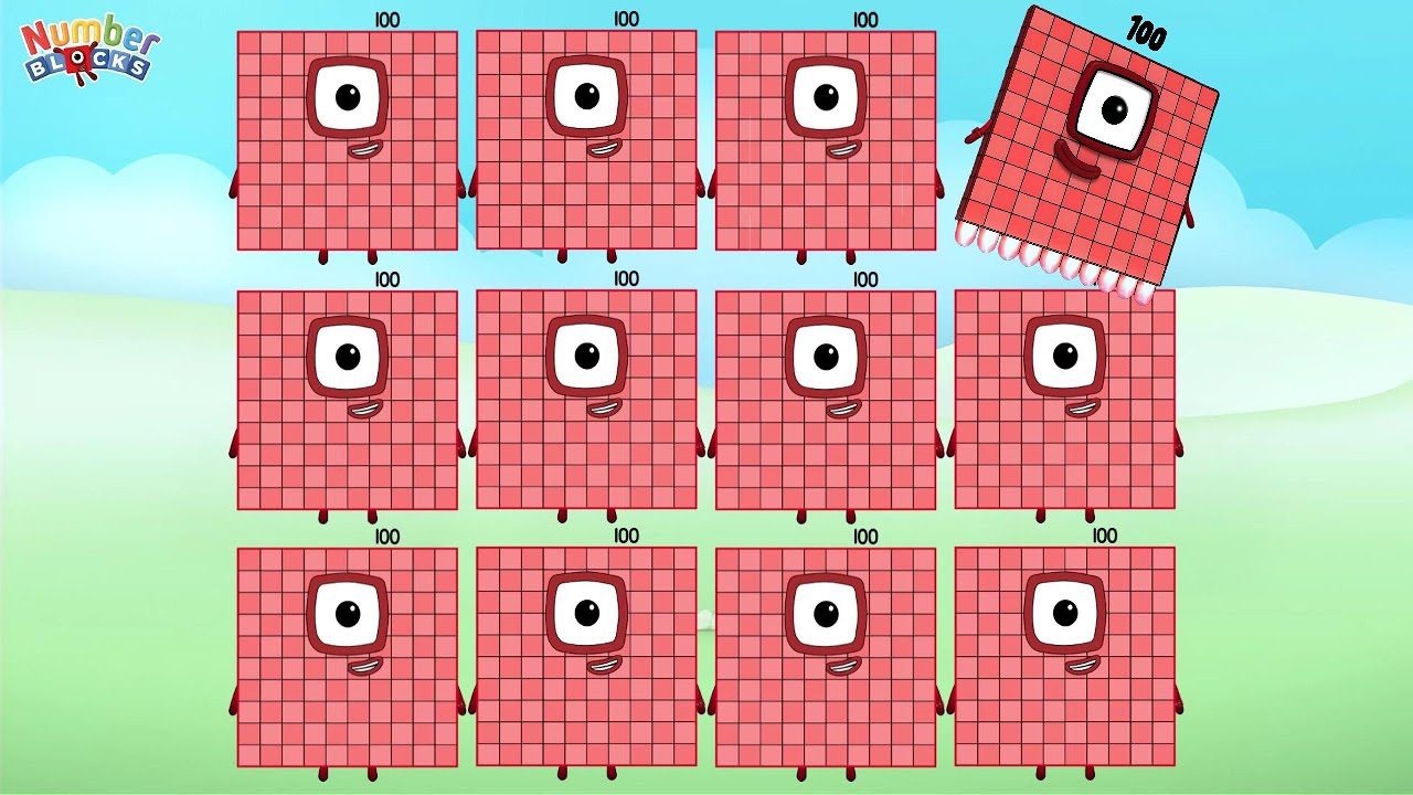 NUMBERBLOCKS SQUARE CLUB ADDITION | ДОБАВЬТЕ ДВЕНАДЦАТЬ БОЛЬШИХ КВАДРАТНЫХ ЧИСЕЛ | @ColorArt_id