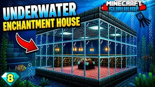 Minecraft Underwater Enchanting House 💎 | Secret Ocean Base Build!