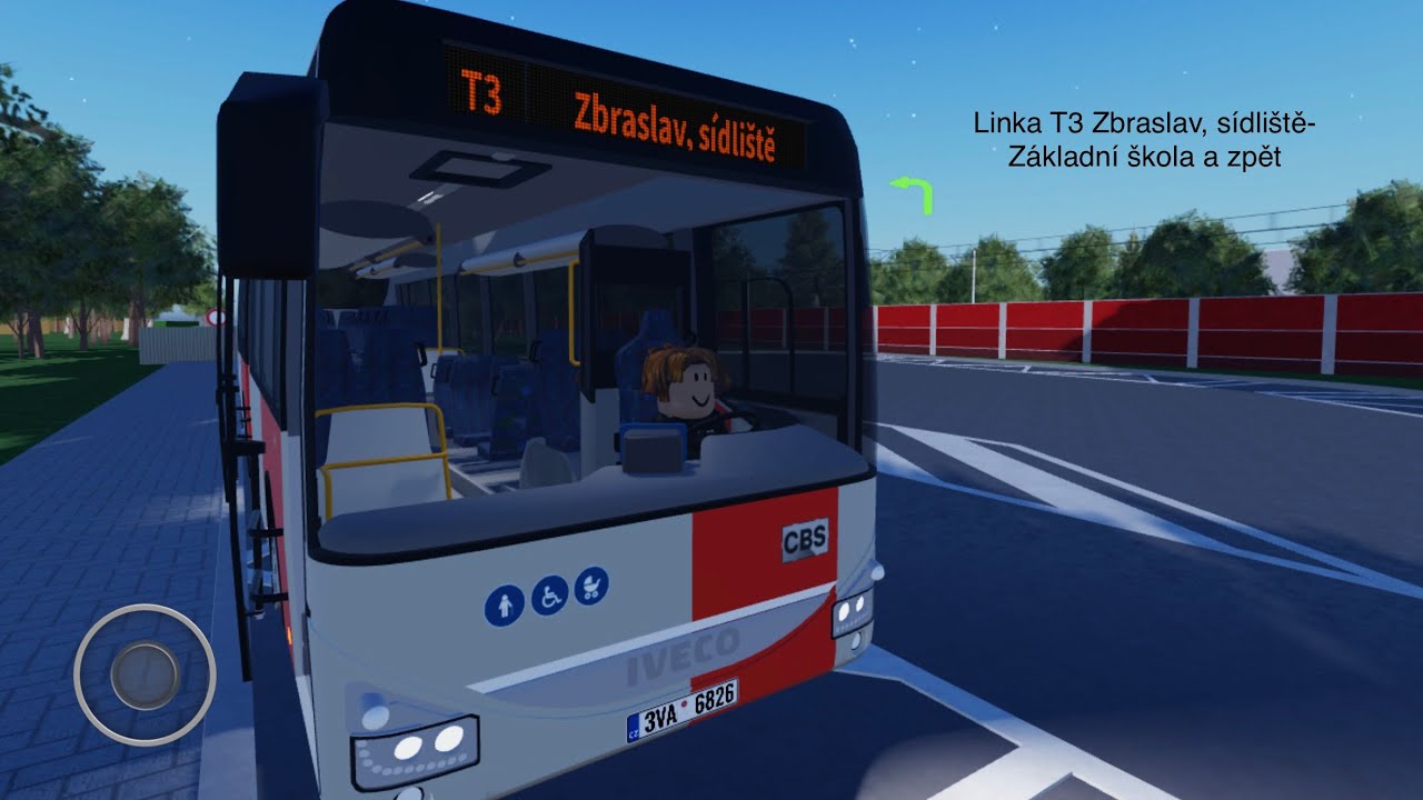 Příjezd IVECO crossway LE 12M n konečnou Zbraslav, sídliště