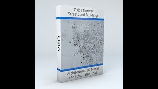 Oslo Streets And Buildings Architectural 3D Model