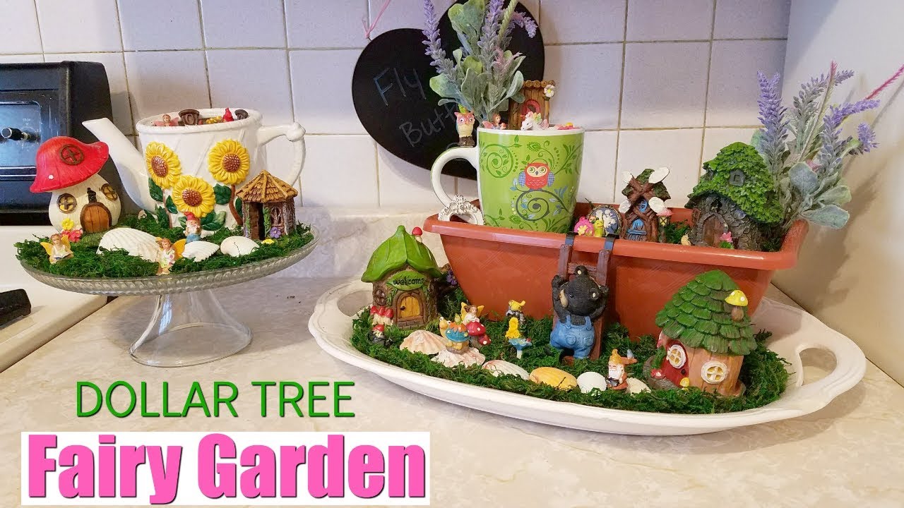 Fairy Garden ~ Dollar Tree Items