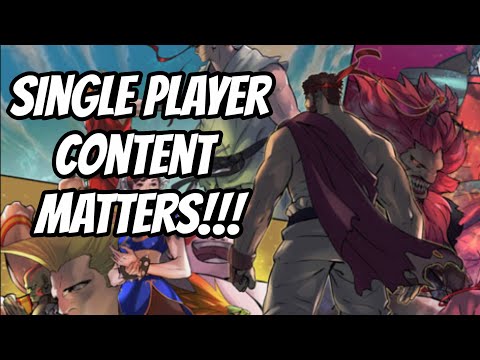 Why Single Player Content is Important in Fighting Games!