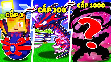 JACK EM BÉ ÁC LONG ETERNATUS CẤP 1 TIẾN HÓA THÀNH ETERNAMAX ETERNATUS CẤP 1000 TRONG MINECRAFT