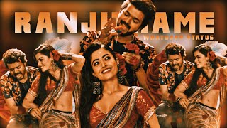 #shorts Ranjithame song whatsapp status ❤️ | Thalapathy Vijay | M M Manasi | | Thaman S