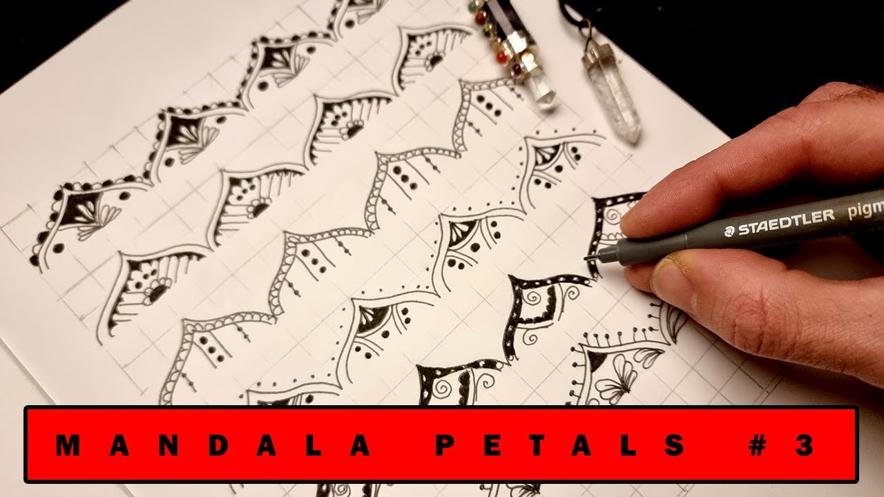 How to Draw A Mandala | Mandala Petals | Create A  Reference Mandala Sheet Tutorial | # 3