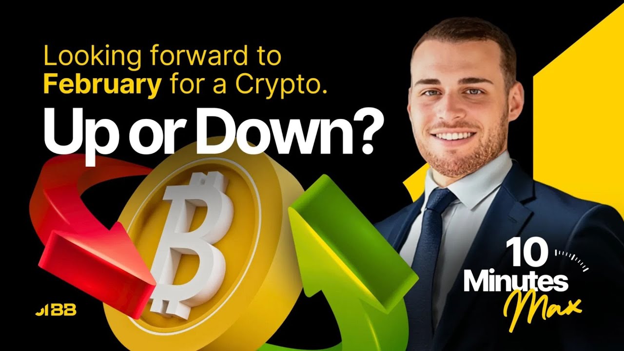 CRYPTO IN FEBRUARY: Up 👆 or Down 👇?  | 10 MIN MAX
