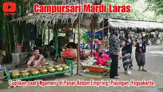 Campursari Mardi Laras. Cuplikan saat 'ngamen' di Pasar Kebon Empring, Piyungan, Yogyakarta.