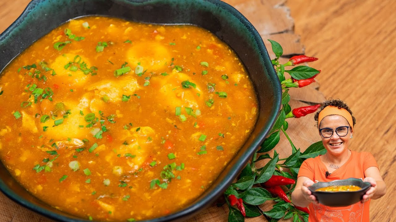 CALDO DE OVO OU CABEÇA DE GALO, COM UM TOQUE ESPECIAL! RECEITA FÁCIL PARA O INVERNO