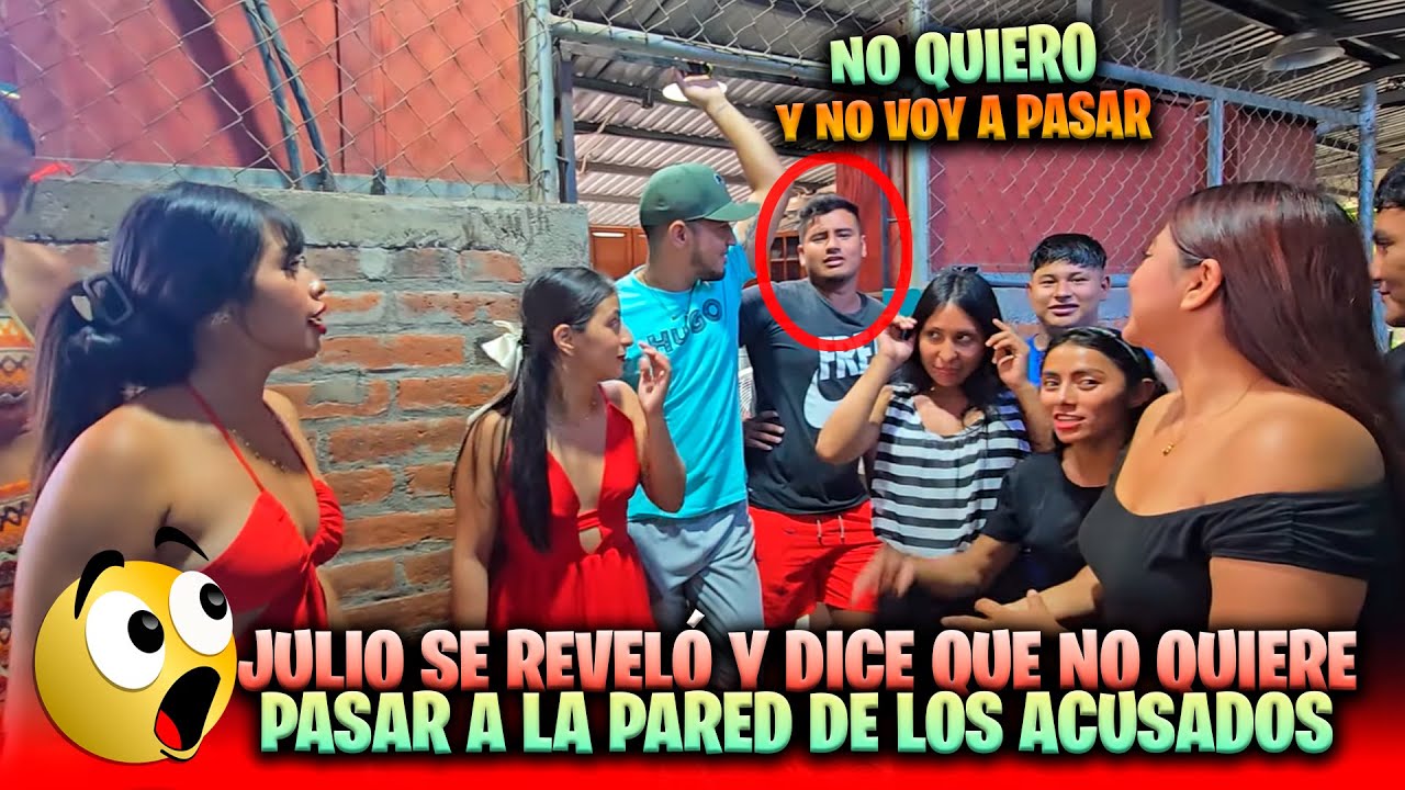 Las Bichas pasaron a la pared de los acusados a Julio y miren que feo le agarro. Esperando a Camarón