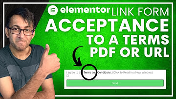 How to Add PDFs or URLs for Elementor Form Acceptance Fields?