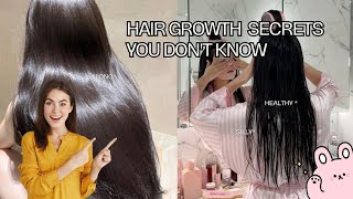 HAIR growth SECRETS no one TALKS about for HEALTHY hair for all HAIR TYPES (part 2)