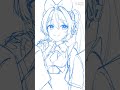 【メイキング】マジカルミライ2016の初音ミク 描いてみた 【タイムラプス】#初音ミク #イラスト #shorts