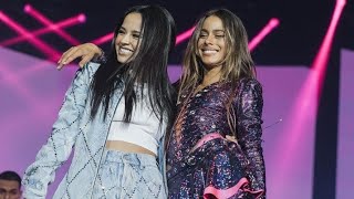 TINI y Becky G cantan "La Loto" por primera vez juntas en vivo