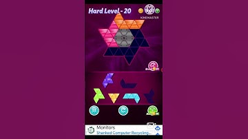 Block triangle puzzle Novice level 20