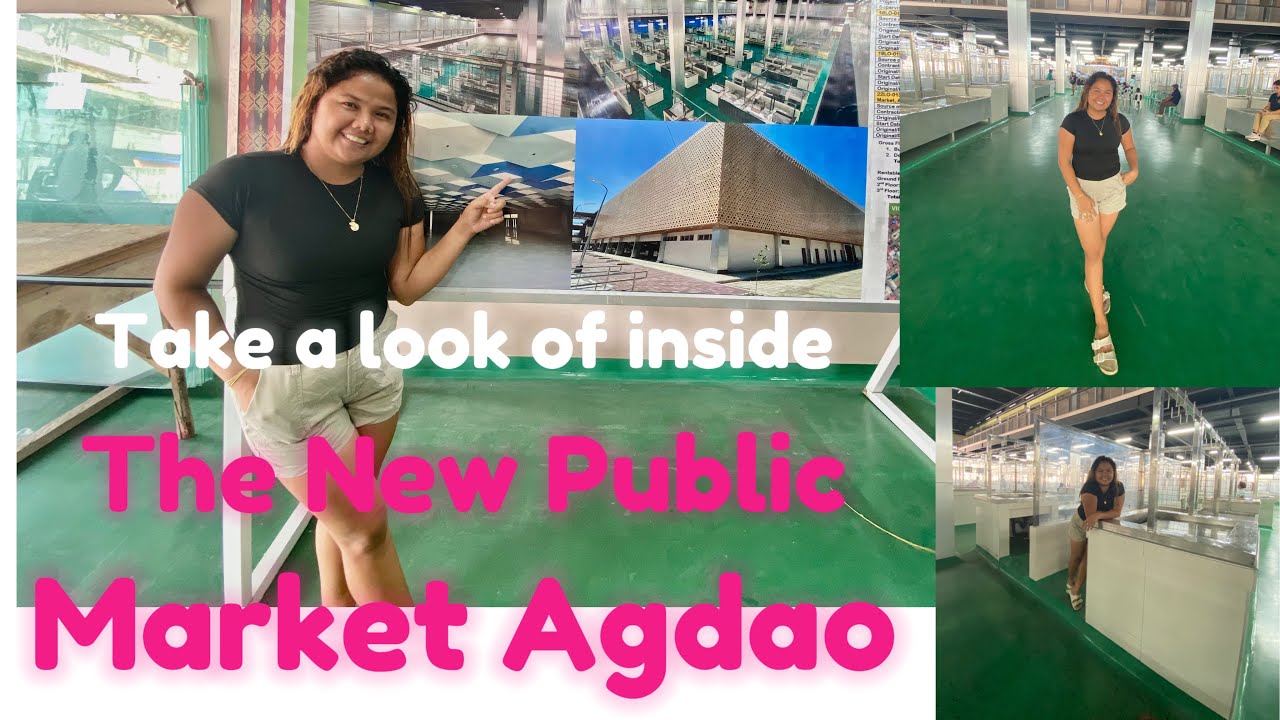 Take a look inside in the new building of Agdao Public Market , Davao City Philippines