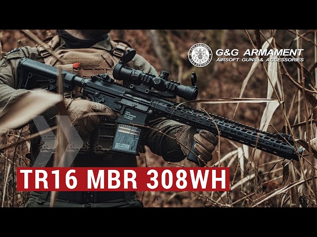 G&G TR16 MBR 308WH Airsoft Gun 4K - YouTube