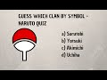 Naruto Quiz #10 Guess Which Clan By Symbol - Naruto Quiz