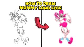 How to Draw Mommy Long Legs from Poppy Playtime – Easy Ga...