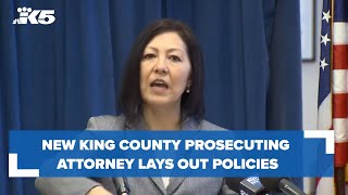 New King County Prosecuting Attorney lays out policy changes