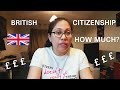 How much is british citizenship