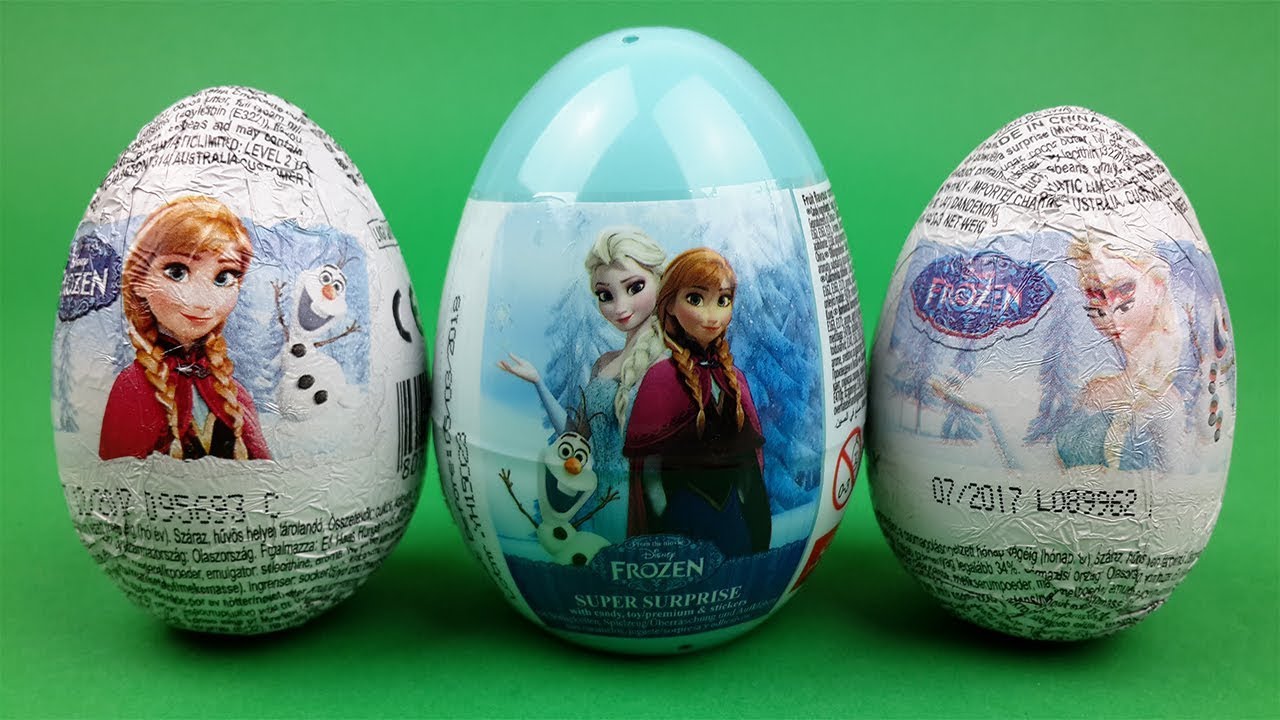 elsa surprise eggs