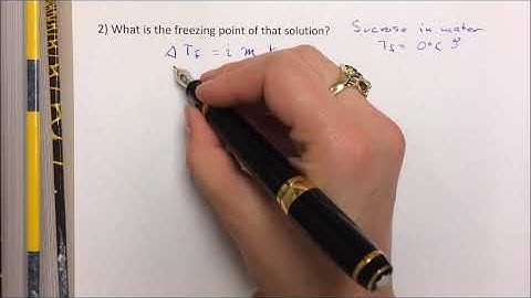 Calculating Freezing Point Depression and Boiling Point Elevation