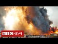 Hundreds missing after devastating fire in world’s biggest refugee camp - BBC News