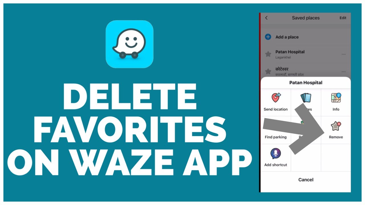 how-to-delete-favorites-on-waze-app-remove-favorites-waze-application