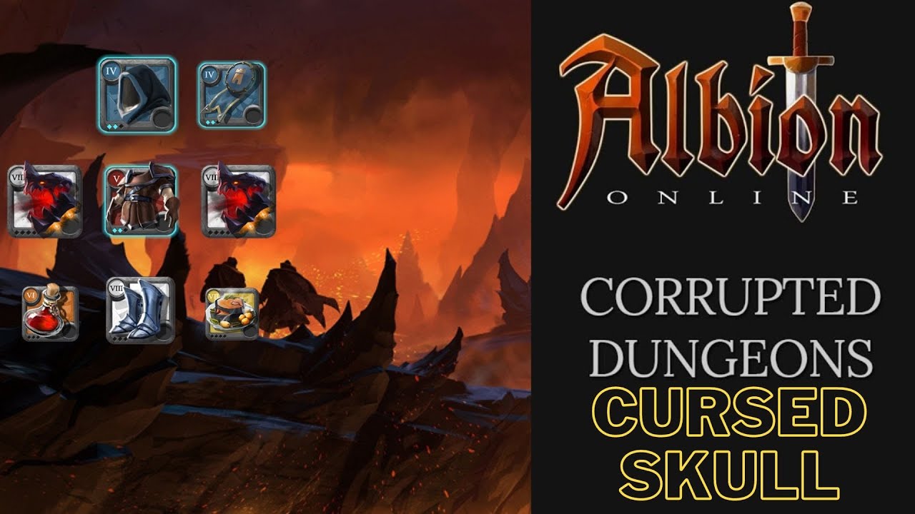 CURSED SKULL Albion Online CORRUPTED DUNGEON Easy Money Build