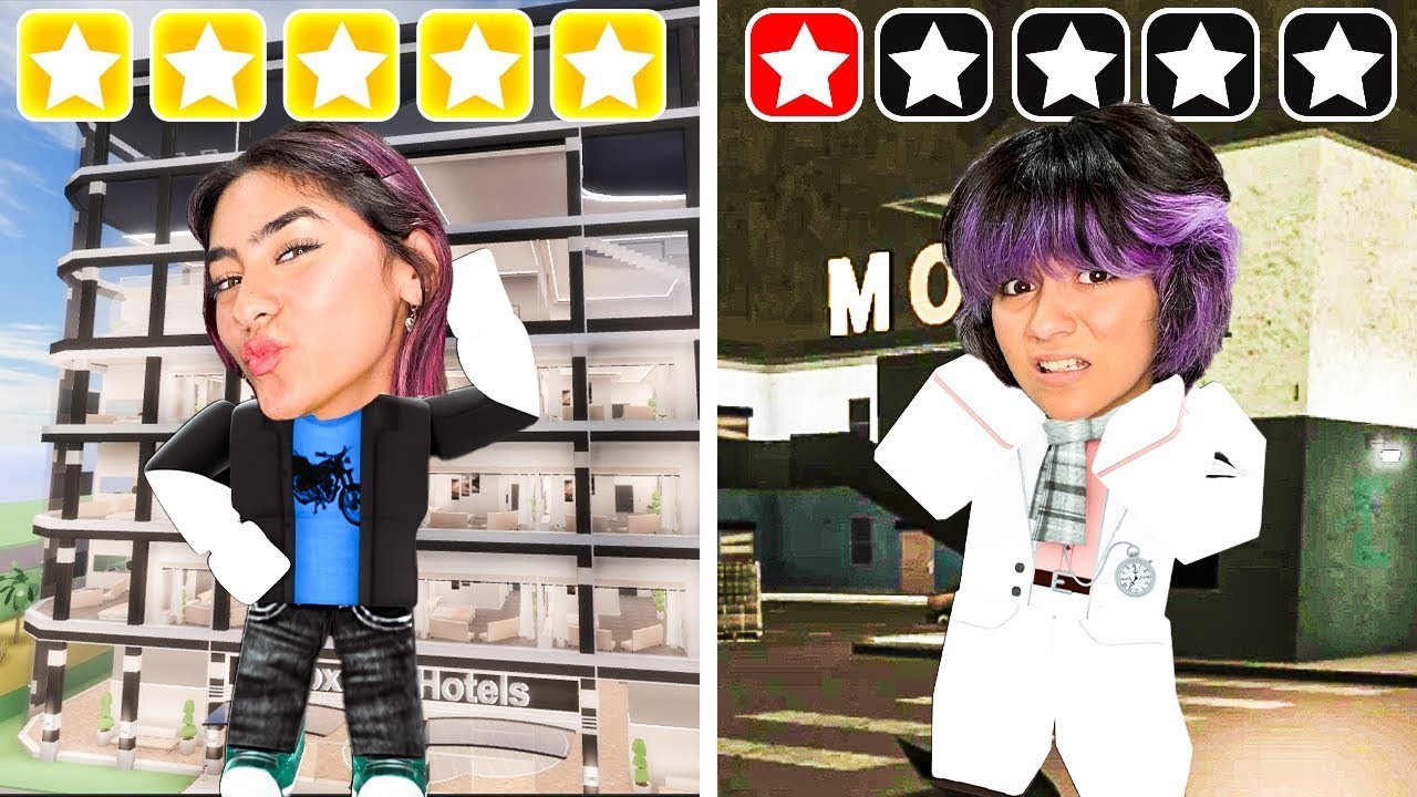 ONE STAR HOTEL VS FIVE STAR HOTEL ROBLOX
