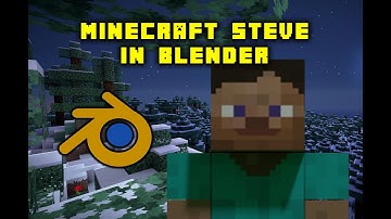 Minecraft Animation in Blender - Character Animation Steve