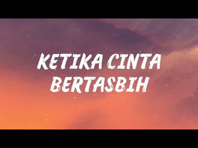 Melly Goeslaw ft Amee - Ketika Cinta Bertasbih (Lirik) class=