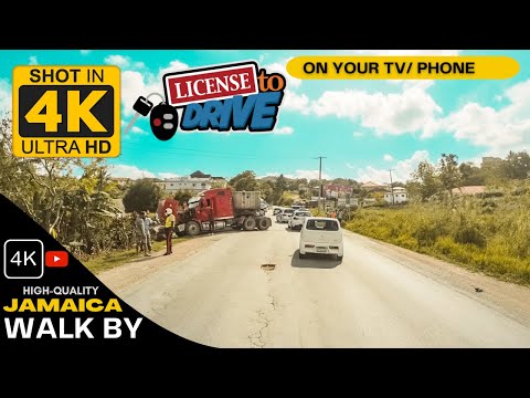 ✔️SAW ACCIDENT Driving From Porus Town To Hatfield Mandeville Manchester Jamaica 2022