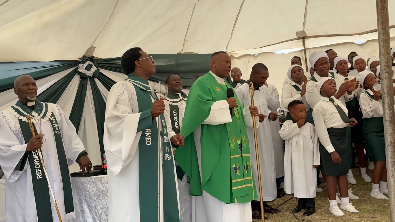 RBCCZ: Tombstone unveiling of Mr Ndudula Elliot Kenyana in Cerha village