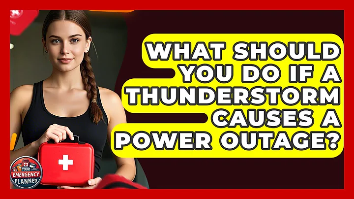 What Should You Do If A Thunderstorm Causes A Power Outage? - Your Emergency Planner