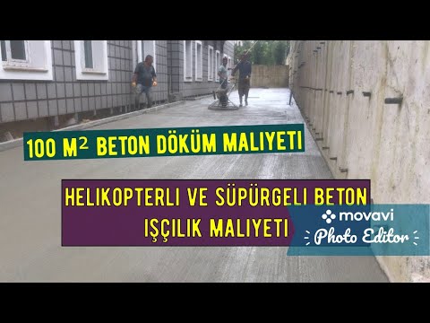 Video: 30x40'lık bir levhayı dökmenin maliyeti nedir?