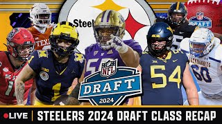 Steelers 2024 NFL Draft Class Recap & Breakdown | O-LINE IS FIXED! KHAN STRIKES AGAIN! #NFLDraft