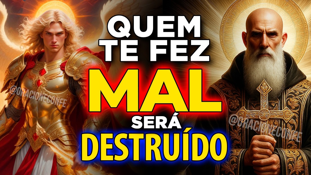 🔴SÃO BENTO E SÃO MIGUEL ARCANJO: OS MAIS FORTES PARA TRANSFORMAR A MAGIA E DERROTAR OS INIMIGOS🙏🙏