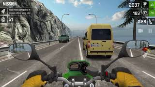 Racing Fever Moto -  Bike ride in highway | 48 to 54 missions part 5 | highspeed | Game over screenshot 5