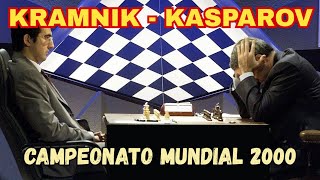 KRAMNIK MAKES HISTORY AND DEFEATS KASPAROV: WCC LONDON 2000 - YouTube