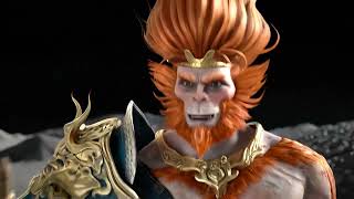 kling AI Raid:Shadow legends Sun Wukong vs Embrys the Anomaly